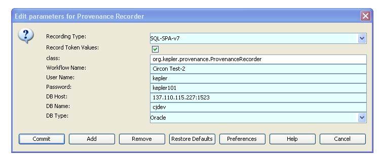 Running Provenance Recorder Circonspect Workflow By Madhusudan and Ilkay from SDSC.