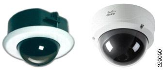 Cisco Video Surveillance Chapter 3 Figure 3-5 Cisco 2400 and 2500 IP Domes The following models are available in the Cisco 2000 Series: The Cisco IP Dome 2421 is an indoor-only, ceiling tile mount