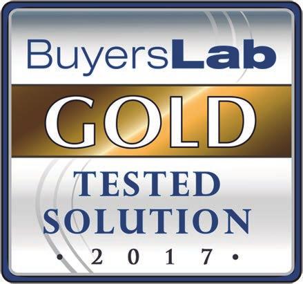 Gold Seal from Buyers Laboratory.