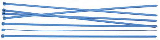 TY-RAP Detectable Cable Ties Easy-to-Use Cable Ties with X-Ray & Metal Detectable Compound MINI/MAXI Plastic TY-RAP detectable cable ties incorporate a unique compound that can be detected by X-ray