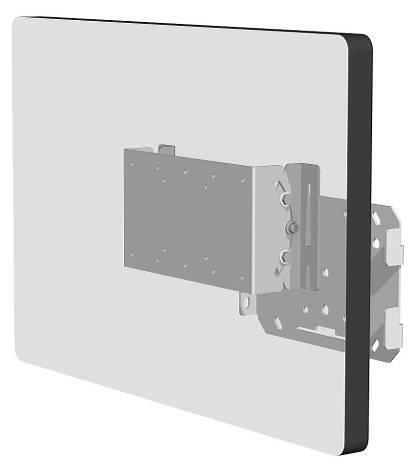 Based on the modular structure, any screen mount can be connected to a ceiling mount.