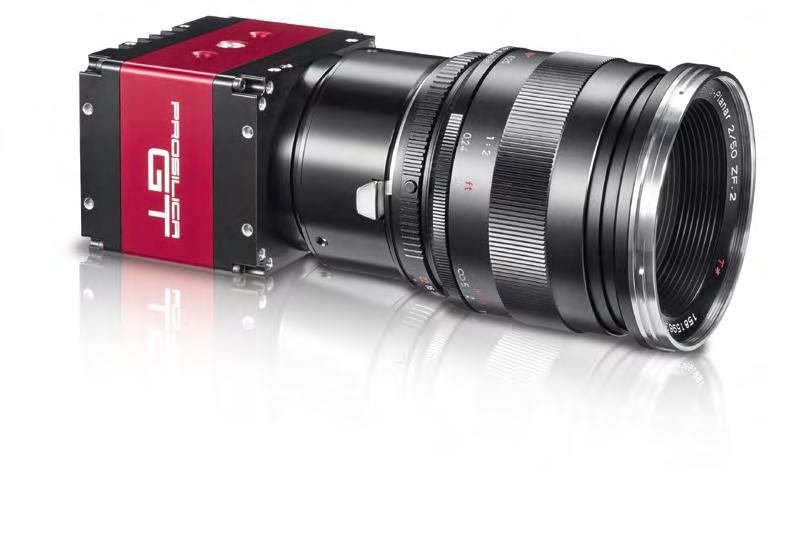 Prosilica GT Robust and High Resolution Equipped with a robust, heat dissipation optimized housing and various lens control options, Prosilica GT cameras are constructed to cope with harsh