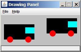 Drawing parameters answer import java.awt.*; public class DrawingWithParameters { public static void main(string[] args) { DrawingPanel panel = new DrawingPanel(260, 100); panel.setbackground(color.