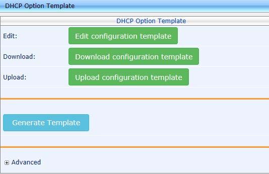 Administration and Maintenance Manual 29. Preparing a Configuration File 29.2.8.1.1 Configuring DHCP Option Users can opt to edit the initial DHCP Options 160 cfg file.