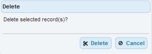 CloudBond 365 To Delete a Grouping ID: Click the Trash icon. Figure 5-8: Deleting a Record 5.