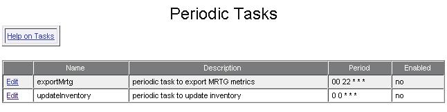 11.3 Configuring periodic tasks BSM Server offers to automatically launch tasks to perform various operations.