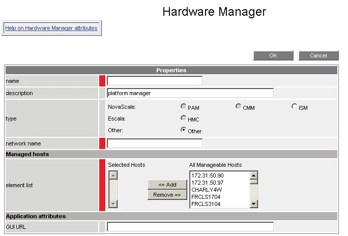 3.5 Configuring a Hardware Manager This chapter explains how to define a hardware manager in a Bull System Manager configuration.