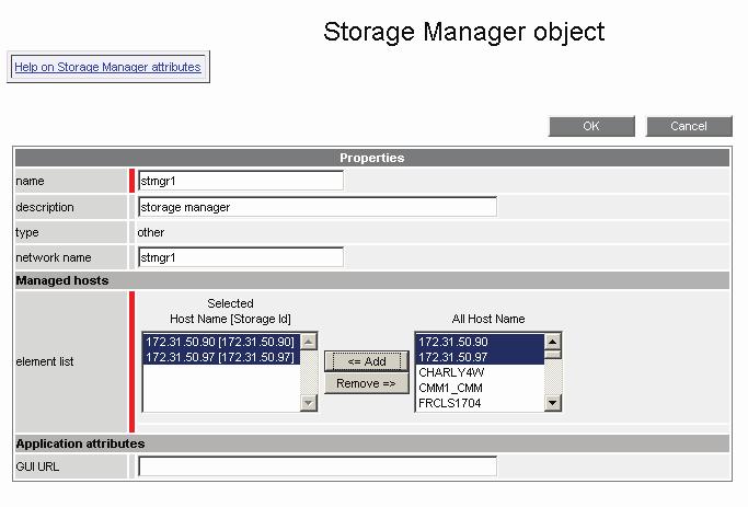 3.6 Configuring a Storage Manager This section explains how to define a storage manager in a Bull System Manager configuration.