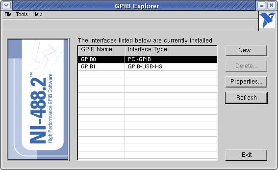 Chapter 3 GPIB Explorer (macos and Linux) Linux To start GPIB Explorer, enter the following command: gpibexplorer Figure 3-2 