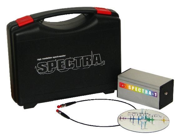 Package Contents Spectrometer package contains the following items: Documentation Calibration report (separate paper or label on the Spectrometer