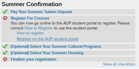 How to Register online: step by step You will need to go back to the Admitted Student page to