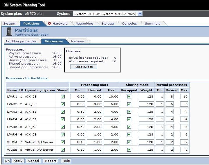 Other sizing Workload estimator http://www-91.ibm.com/wle/estimatorservlet Used to size servers with one or more workloads System Planning Tool http://www-3.ibm.com/servers/eserver/support/tools/systemplanningtool/ Virtual I/O Server Sizing Guidelines Whitepaper http://www14.