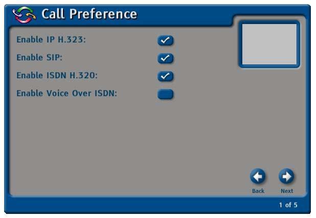 In order to enable the SIP protocol, the user must enter the Call Preferences screen (System Admin Settings IP Network Call Preferences) and enable SIP as shown in Figure 3.1.