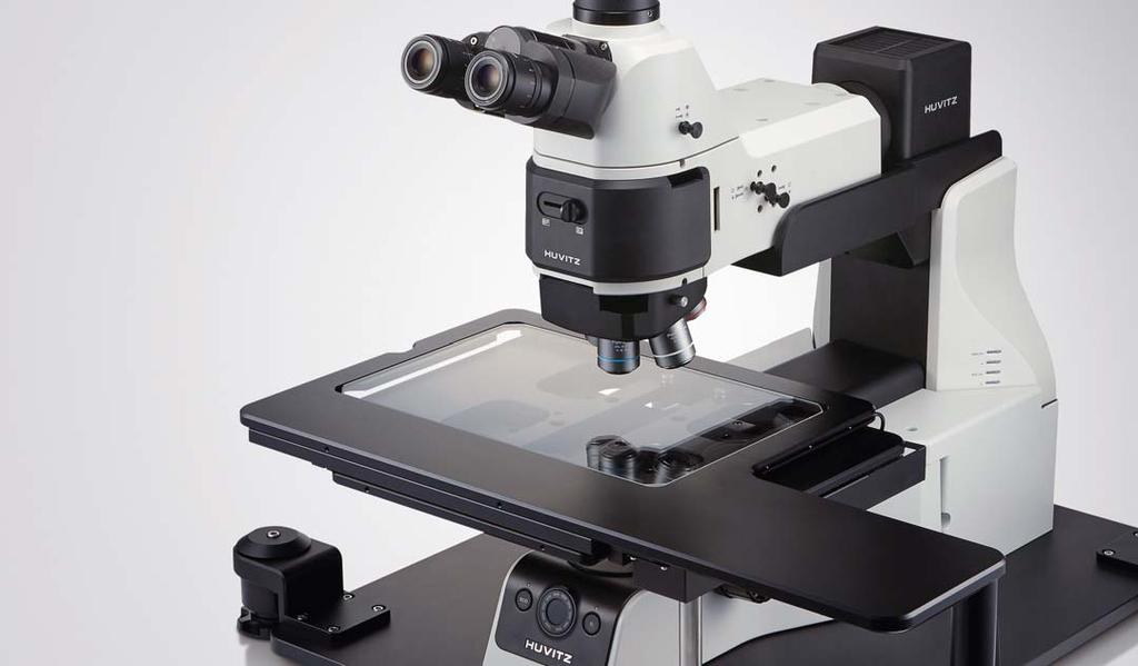 Samples up to 350X300mm and 20mm thickness and 2kg can easily be examined.
