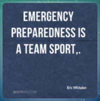 every department Find and nurture Preparedness Champions who will