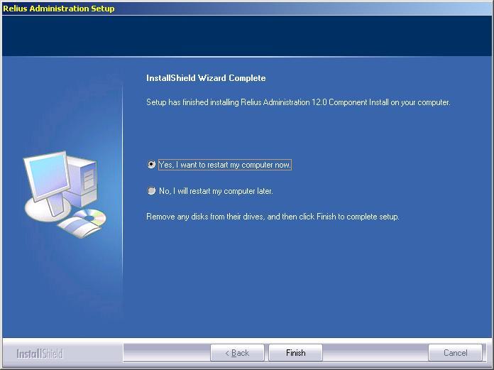 2.20 Crystal Reports can take several minutes. Do not interrupt the process. 2.21 When the installation has finished, you will see the screen below.