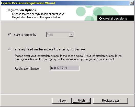 information. 3.1 Open Crystal Reports. Click Start Programs Crystal Reports 10. Click Next.