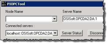 Appendix B: Configuring the Advanced Server components Appendix B Connect to the OPC DA and HDA servers with the PI OPC Client Tool To connect to the OPC DA and HDA servers with the PI OPC Client