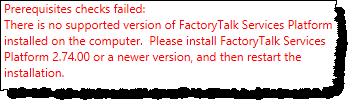 Appendix E: Upgrading FactoryTalk Historian SE Appendix E 3. Upgrade FactoryTalk Services. For details, see "Install FactoryTalk Services (page 28)".