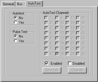 6 Non-voted Discrete Genius I/O, the Autotest Tab For blocks configured as DC GMR Block Type, you can set up Autotest for inputs and Pulse Test for outputs.