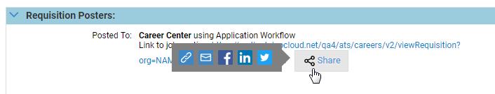 Job Sharing Options as Seen on View Requisition Page CUSTOM VOLUNTARY FIELDS Customers can create custom Candidate fields and mark them as voluntary, to be included on the Voluntary page of the