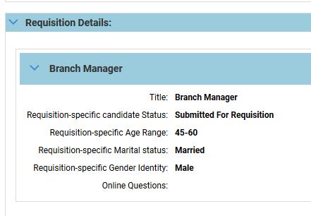 Custom Fields Added to Embedded Page Layouts Requisition-specific candidate fields were added for Race, Gender, and Veteran/Disability as well.