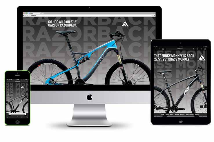 Web Responsive Website K2 Bike Adobe Photoshop HTML5 CSS3 The K2 website was created along with the relaunch of the 2015 highend K2 Bikes.