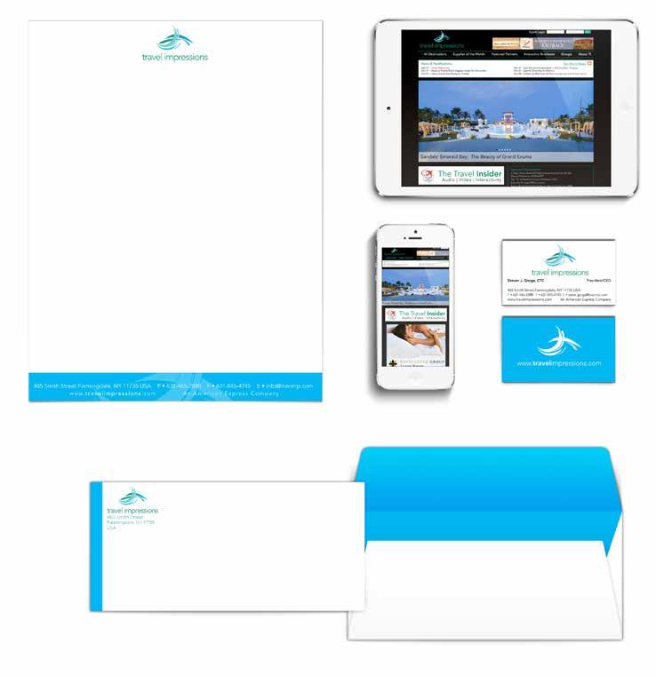 Branding Collateral & Web Travel Impressions Adobe In Adobe Illustrator Drupal jquery CSS3 While rebranding travel impressions, the goal is to give the brand an