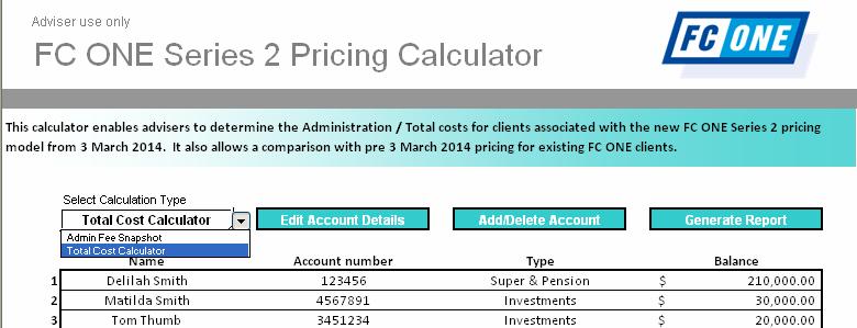 Adding & editing accounts (1/) In some instances, you may wish to modify your client s investment options after you have input them (eg you may wish to include more group products to see the impact