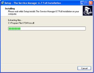Once you have confirmed the details, click Install 7) The installer will now begin copying files.