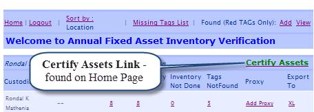 link. Changes made on this page are made after an Asset is added into the system