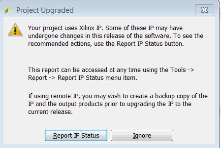If you are using Manage IP projects, copy the entire Manage IP project location as a backup. Archive design projects that contain IP.
