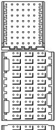 Backplane Example: Chassis w/ Type 2 and Hybrid Slots 32-lane Switch