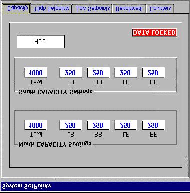 8 SetPoints ToolBar Function - continued SlimWare User's Manual - Page 17 System SetPoints Window The System SetPoints window is used to display or set the various alarm limit values and operating