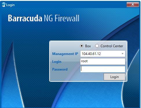 In the upper left hand corner, click the Barracuda logo ( ) then click Settings 4.