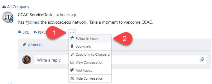 YAMMER NOTIFICATION BREAK DOWN Notifications can go to one of two place, either your Inbox or your Notifications area These can be found to the right of the home button Notification Differences Inbox