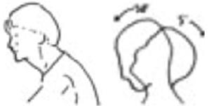 document holder in line with monitor If your head is not directly over spine (i.e. the head is forward and the chin is out or if your head is tilted up/down [4-5] 2 13.
