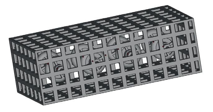 Generating a sinter box Small or delicate parts can be protected by generating a sinter box.