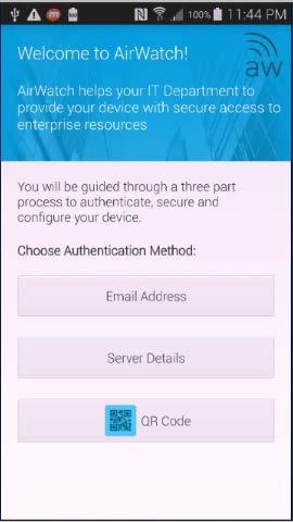 Select Email Address for the Authentication Method. 2.