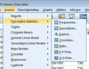 Describing categorical/ordinal data Data can be described in absolute values (numbers)