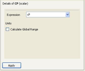 create a new expression named cp with the