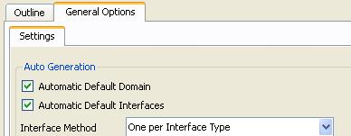 Domain Setup Usually the option to automatically generate domains is active, this can