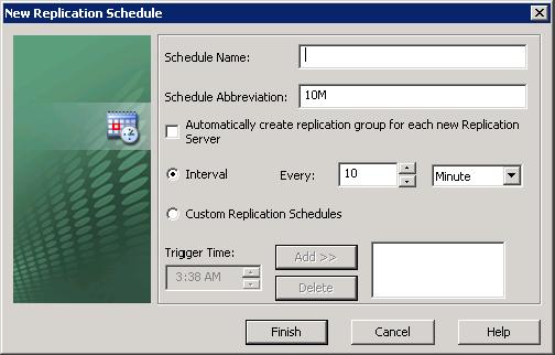 Adding a Replication Schedule 197 To add a replication schedule 1 In the System Management Console, expand a server group and then expand a server.