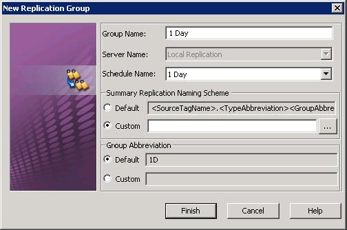 Adding a Replication Group 201 3 Expand the replication server you want to add the group to, and then right-click the folder you want to create the replication group in. Select New Replication Group.