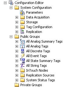 Using the Configuration Editor 35 Using the Configuration Editor Use the Configuration Editor portion of the console tree to configure the Wonderware Historian.