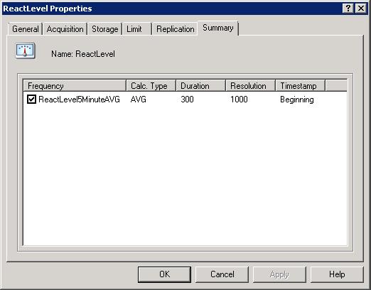 Configuring Analog Tags 59 4 In the details pane, double-click on the analog tag you want to edit. The Properties dialog box appears. 5 Click the Summary tab.