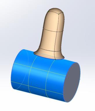 Import Reference Import reference allows the selection of one or more faces from one or more Solidworks bodies.