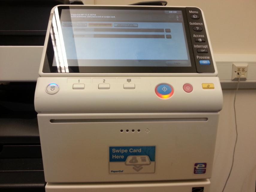 Copying All students can use their ID card to gain access to the copiers.