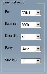 64 Figure6-27 P.T.Z Serial port setup A. Port Users can set port number B.Baud rate Set P.T.Z device Baud rate, default value is 9600 C.Data bits Default value is 8 D.
