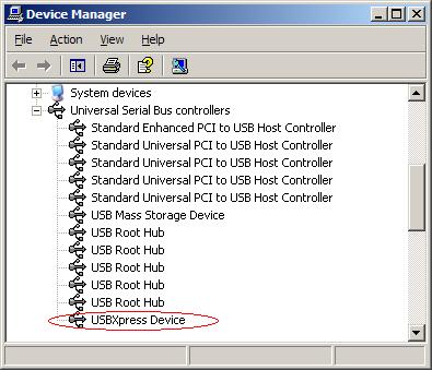 Figure 11. Device Manager String Customization Figure 12. Windows XP Device Manager Example 5.3.